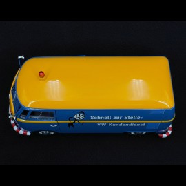 Volkswagen T1b Samba Minibus 1962 Blue / Yellow 1/18 Schuco 450048400