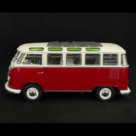 Volkswagen T1b Samba Bulli 1962 Rot / Weiß 1/18 Schuco 450044800