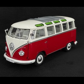 Volkswagen T1b Samba Bulli 1962 Rot / Weiß 1/18 Schuco 450044800