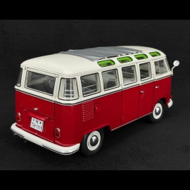 Volkswagen T1b Samba Bulli 1962 Rot / Weiß 1/18 Schuco 450044800
