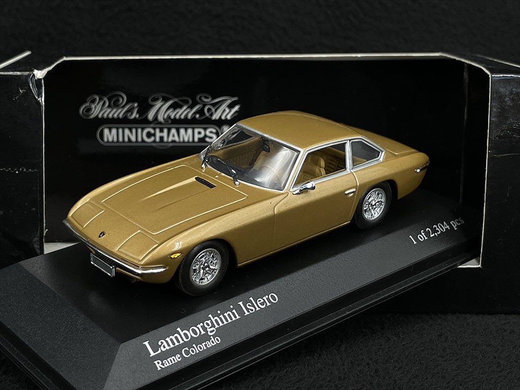 定番人気定番1/43 MINICHAMPS Lamborghini Countach LP400 黄 乗用車