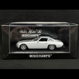 Lamborghini 400 GT 2+2 1966 Silver grey metallic Grigio Argento 1/43 Minichamps 430103300