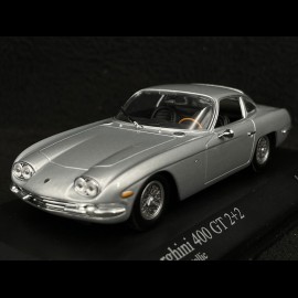 Lamborghini 400 GT 2+2 1966 Silver grey metallic Grigio Argento 1/43 Minichamps 430103300