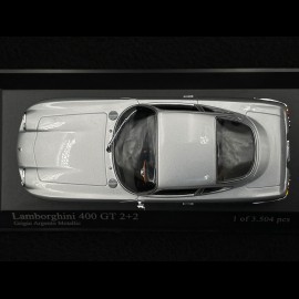 Lamborghini 400 GT 2+2 1966 Silver grey metallic Grigio Argento 1/43 Minichamps 430103300