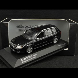 Audi RS6 Avant 2002 Ebony Black 1/43 Minichamps 400011712