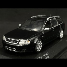 Audi RS6 Avant 2002 Ebonyschwarz 1/43 Minichamps 400011712