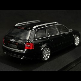 Audi RS6 Avant 2002 Ebony Black 1/43 Minichamps 400011712