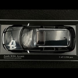Audi RS6 Avant 2002 Ebonyschwarz 1/43 Minichamps 400011712