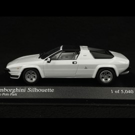 Lamborghini Silhouette 1976 White Polo Park Bianco 1/43 Minichamps 430103620