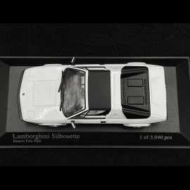 Lamborghini Silhouette 1976 White Polo Park Bianco 1/43 Minichamps 430103620