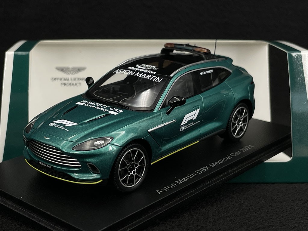 Aston Martin DBX F1 Medical Car 2021 Green 1/43 Spark S5879