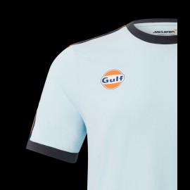 T-Shirt Gulf McLaren F1 Team Norris Piastri Gulf Blue TM3408 - men