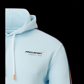 Sweatshirt Gulf McLaren F1 Team Norris Piastri Hoodie Gulf Blue TM3413 - men