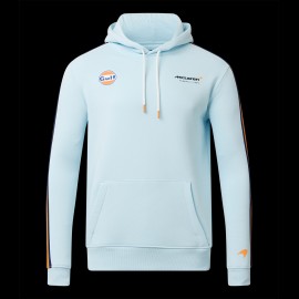 Sweatshirt Gulf McLaren F1 Team Norris Piastri Hoodie Gulf Blue TM3413 - men