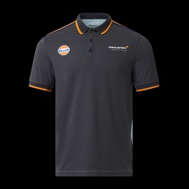 Polo Gulf McLaren F1 Team Norris Piastri Black / Blue / Orange TM3410 - men