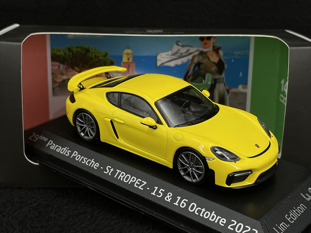 Porsche 718 Cayman GT4 type 982 2019 Racing Yellow Porsche St