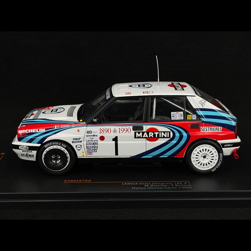 Lancia Delta Integrale 16V n° 1 3. Rallye Monte Carlo 1990 1/24 Ixo Models RAL012A