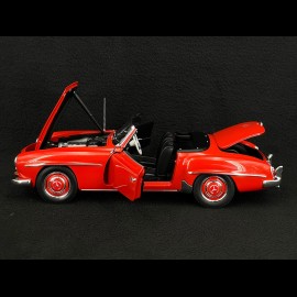 Mercedes-Benz 190 SL 1955 Feuerwehr Rot 1/18 Minichamps 100037032