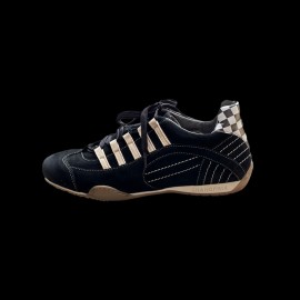 Sneaker / Basket Schuhe Style Rennfahrer Schwarz / Creme - Herren