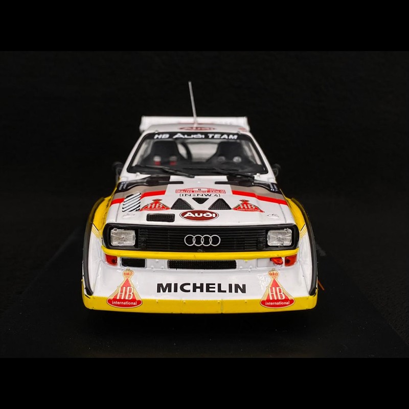 Audi Sport Quattro S1 n° 6 3. Rallye Monte Carlo 1986 1/24 Ixo