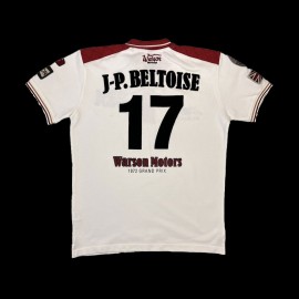 Polo JP Beltoise n° 17 Warson Weiß / Rot - Herren