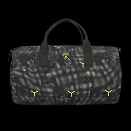 Lamborghini Boston Bag Weekender Full Camouflage Black / Gray / Green LCSWBBL3-100