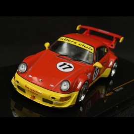 Porsche 911 RWB Style 964 Idlers n°17 Red / Yellow 1/43 Ixo Models MOC317