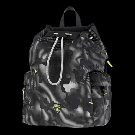 Lamborghini Backpack Full Camouflage Black / Gray / Green LCSWBBB1-100