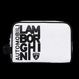 Lamborghini vanity case with unstructured maxi logo White / black LCSWBBL4-200