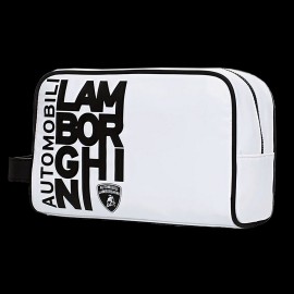 Lamborghini vanity case with unstructured maxi logo White / black LCSWBBL4-200