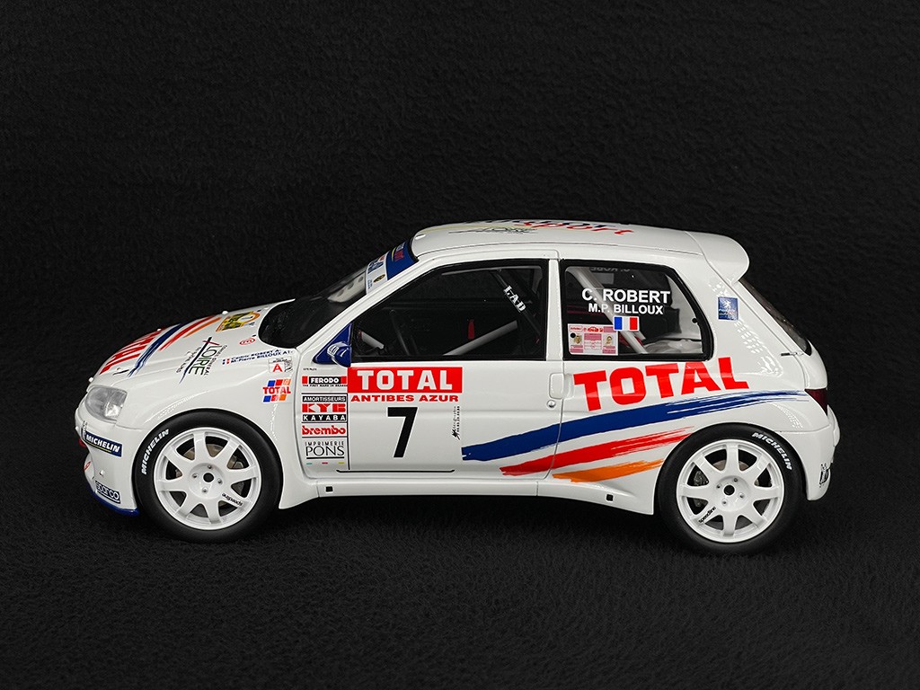 Peugeot 106 Maxi n° 7 Rallye Antibes 2000 1/18 Ottomobile OT947