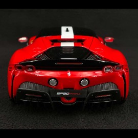 Ferrari SF90 Stradale Hybrid 2019 Corsa Rot 1/18 Bburago Signature 16911