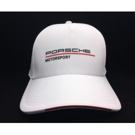 Duo Porsche Hugo Boss Strickpullover + Porsche Motorsport Kappe Perforierte weiß - Herren