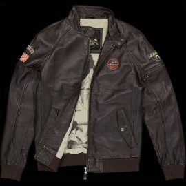 Leather jacket Steve McQueen 24H Du Mans Harry Brown - Men