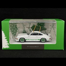 Porsche 911 Carrera RS 2.7 1973 Weiß mit Weihnachtsbaum 1/43 Spark WAP0201170PRS2