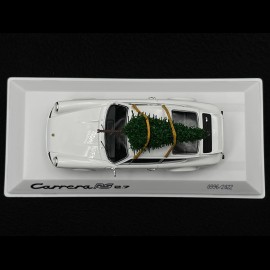 Porsche 911 Carrera RS 2.7 1973 Weiß mit Weihnachtsbaum 1/43 Spark WAP0201170PRS2