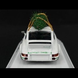Porsche 911 Carrera RS 2.7 1973 Weiß mit Weihnachtsbaum 1/43 Spark WAP0201170PRS2
