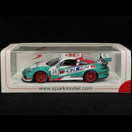 Porsche 911 GT3 Cup Type 991 n° 24 Sieger Porsche Carrera Cup Japan 2020 1/43 Spark SJ099