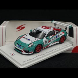 Porsche 911 GT3 Cup Type 991 n° 24 Sieger Porsche Carrera Cup Japan 2020 1/43 Spark SJ099