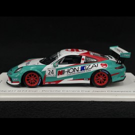 Porsche 911 GT3 Cup Type 991 n° 24 Sieger Porsche Carrera Cup Japan 2020 1/43 Spark SJ099