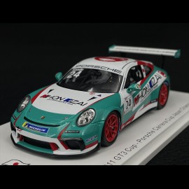 Porsche 911 GT3 Cup Type 991 n° 24 Sieger Porsche Carrera Cup Japan 2020 1/43 Spark SJ099