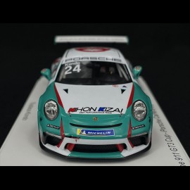 Porsche 911 GT3 Cup Type 991 n° 24 Sieger Porsche Carrera Cup Japan 2021 1/43 Spark SJ100