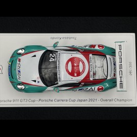 Porsche 911 GT3 Cup Type 991 n° 24 Sieger Porsche Carrera Cup Japan 2021 1/43 Spark SJ100