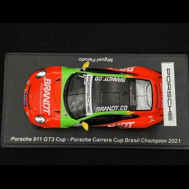 Porsche 911 GT3 Cup Type 991 n° 7 Sieger Porsche Carrera Cup Brazil 2021 1/43 Spark S8508