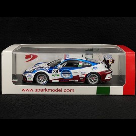 Porsche 911 GT3 Cup Type 991 n° 38 Sieger Porsche Carrera Cup Italy 2020 1/43 Spark SI015