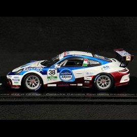 Porsche 911 GT3 Cup Type 991 n° 38 Sieger Porsche Carrera Cup Italy 2020 1/43 Spark SI015