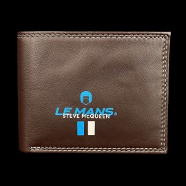 Brieftasche Steve McQueen Le Mans Compact Leder Dunkelbraun Andy 26772-0199