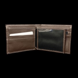 Wallet Steve McQueen Le Mans Compact Dark Brown Leather Andy 26772-0199