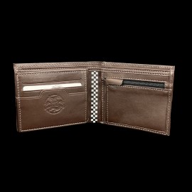 Wallet Steve McQueen Le Mans Compact Dark Brown Leather Andy 26772-0199