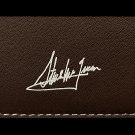 Brieftasche Steve McQueen Le Mans Compact Leder Dunkelbraun Andy 26772-0199